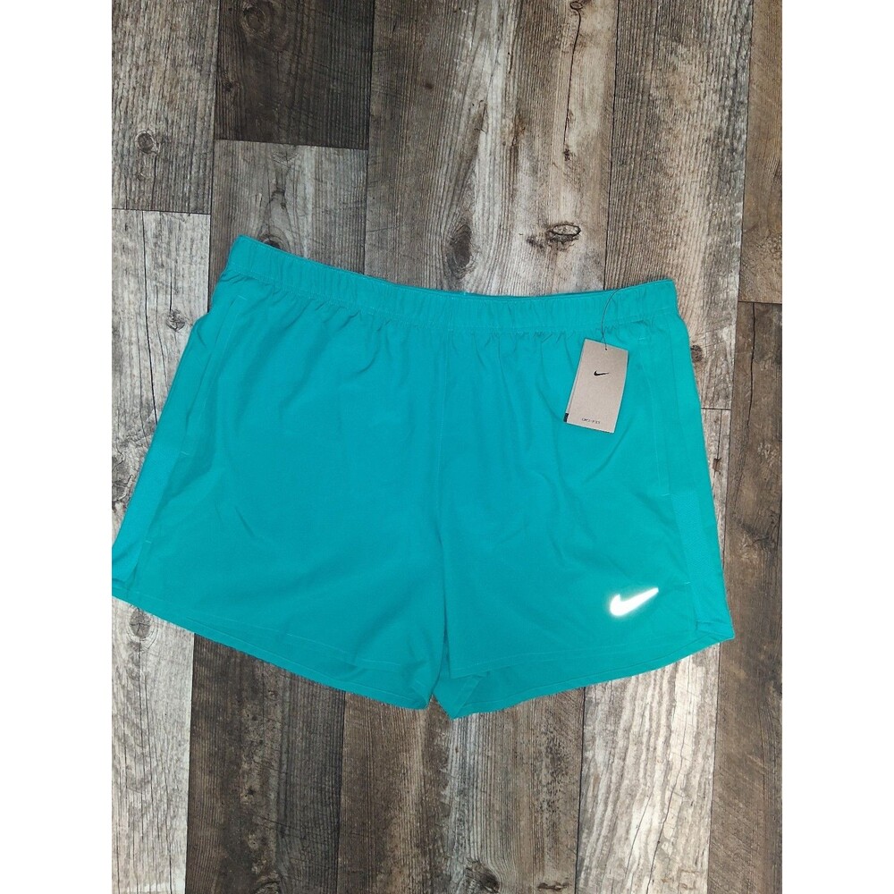 NEW! Men's Nike Dri-Fit Challenger 5" Brief Lined Running Shorts, Turquoise XXL